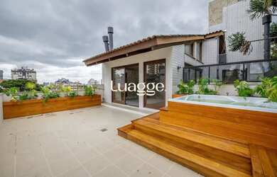 Imagem: O apartamento na cobertura possui 3 Dormitórios, 3 Banheiros