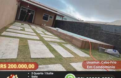 Imagem 1: Imóvel para venda com 70 metros quadrados com 2 quartos em Samburá (Tamoios) - Cabo Frio