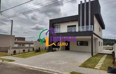 Imagem: A casa em condomínio possui 4 Dormitórios, 5 Banheiros, 4