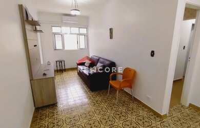 Imagem: O apartamento possui 1 Dormitório, 1 Banheiro, 1 Vaga na garagem