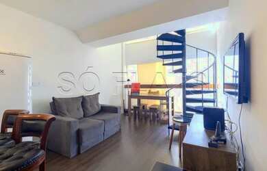 Imagem 2: Flat estilo Duplex disponível para locação muito bem localizado ficando próx da Av. Paulis