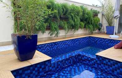 Imagem: A casa em condomínio possui 3 Dormitórios, 5 Banheiros, 3