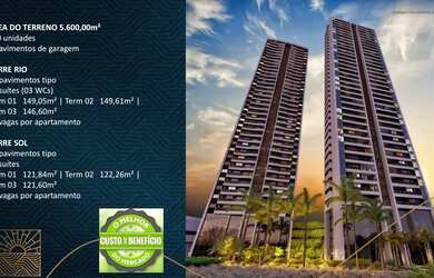 Imagem: O apartamento possui 4 Dormitórios, 1 Banheiro, 3 Vagas na