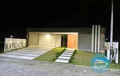 Imagem: A casa em condomínio possui 3 Dormitórios, 1 Banheiro, 2 Vagas