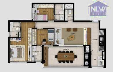 Imagem 1: Apartamento à venda, 110 m² por R$ 1.183.000,00 - Alto da Boa Vista - São Paulo/SP