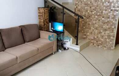 Imagem: A casa em condomínio possui 2 Dormitórios, 2 Banheiros, 1