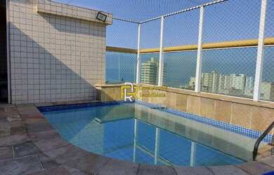 Imagem: O apartamento na cobertura possui 3 Dormitórios, 4 Banheiros