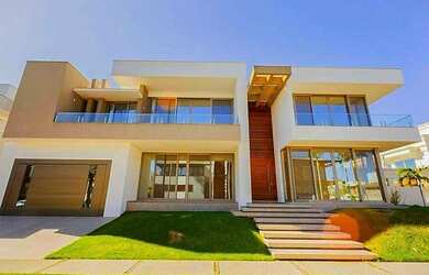 Imagem: A casa em condomínio possui 5 Dormitórios, 5 Banheiros, 4