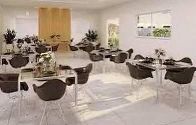 Imagem: O apartamento possui 2 Dormitórios, 1 Banheiro, 1 Vaga na garagem