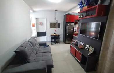 Imagem: A casa em condomínio possui 3 Dormitórios, 1 Banheiro e 1