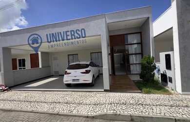 Imagem: A casa em condomínio possui 3 Dormitórios, 2 Banheiros, 3