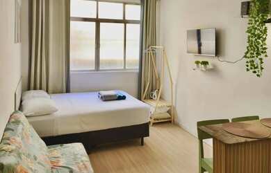 Imagem: O apartamento possui 1 Dormitório, 1 Banheiro, 25m² de Área