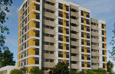 Imagem: O apartamento possui 2 Dormitórios, 1 Banheiro, 1 Vaga na garagem