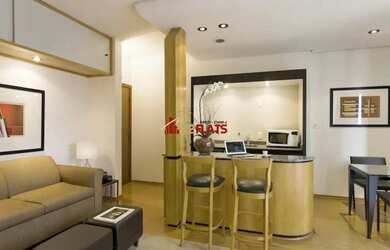 Imagem: O studio possui 1 Dormitório, 1 Banheiro, 1 Vaga na garagem