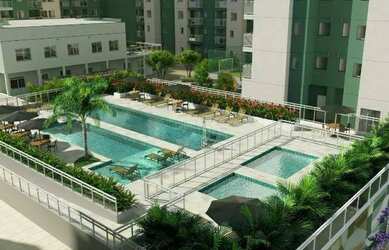 Imagem: O apartamentoe possui 2 Dormitórios, 1 Banheiro, 1 Vaga na