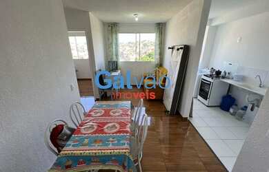 Imagem: O apartamento possui 2 Dormitórios, 1 Banheiro, 1 Vaga na garagem