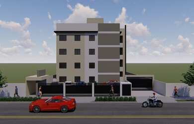 Imagem: O apartamento possui 2 Dormitórios, 1 Banheiro, 1 Vaga na garagem