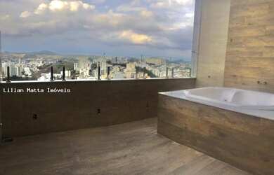 Imagem: O apartamento na cobertura possui 4 Dormitórios, 5 Banheiros