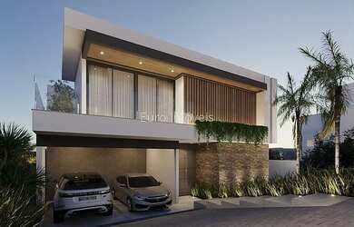 Imagem: A casa em condomínio possui 4 Dormitórios, 5 Banheiros, 2