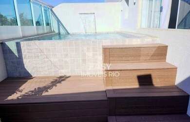 Imagem: O apartamento na cobertura possui 3 Dormitórios, 4 Banheiros