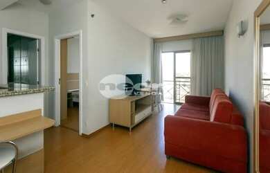 Imagem: O studio possui 1 Dormitório, 1 Banheiro, 1 Vaga na garagem