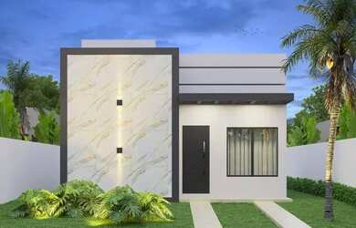 Imagem: A casa possui 2 Dormitórios, 1 Banheiro, 5 Vagas na garagem