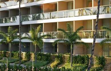 Imagem: O apartamento possui 1 Dormitório, 1 Banheiro, 1 Vaga na garagem