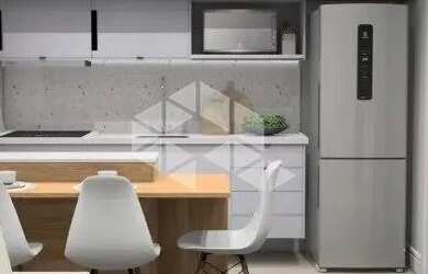 Imagem: O studio possui 1 Dormitório, 1 Banheiro, 1 Vaga na garagem