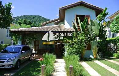 Imagem: A casa em condomínio possui 4 Dormitórios, 5 Banheiros, 4