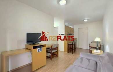 Imagem: O studio possui 1 Dormitório, 1 Banheiro, 1 Vaga na garagem