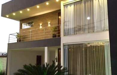 Imagem: A casa em condomínio possui 4 Dormitórios, 5 Banheiros, 2