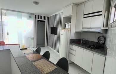 Imagem: O apartamento na cobertura possui 1 Dormitório, 1 Banheiro