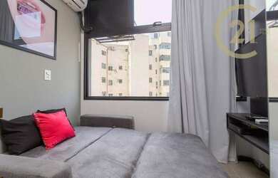 Imagem: O apartamento possui 1 Dormitório, 1 Banheiro, 10m² de Área