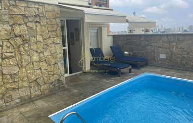 Imagem: O apartamento na cobertura possui 2 Dormitórios, 4 Banheiros