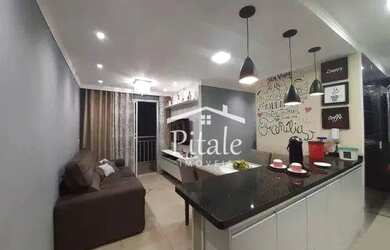 Imagem: O apartamento possui 2 Dormitórios, 1 Banheiro, 1 Vaga na garagem