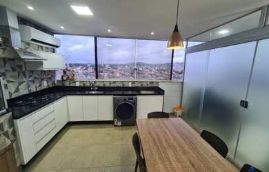 Imagem: O apartamento na cobertura possui 3 Dormitórios, 3 Banheiros