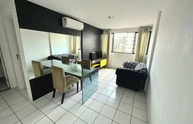 Imagem: O apartamento possui 1 Dormitório, 1 Banheiro, 1 Vaga na garagem