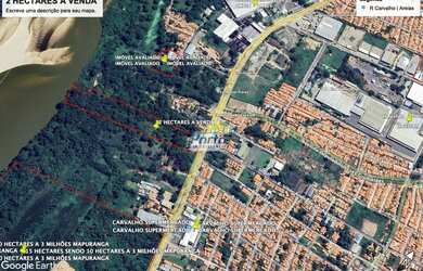 Imagem: O terreno possui 20855m² de Área e está localizado em Areias