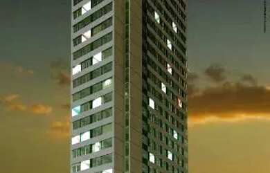 Imagem: O apartamento possui 1 Dormitório, 1 Banheiro, 1 Vaga na garagem