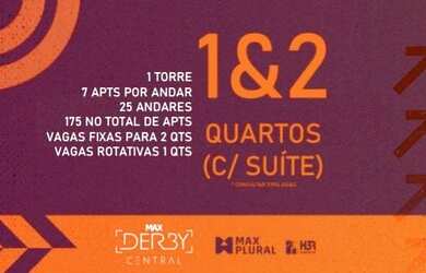 Imagem 2: Lançamento Apartamentos de 1 e 2 Quartos-O melhor da Região-Max Derby...