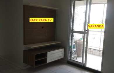 Imagem: O apartamento possui 2 Dormitórios, 2 Banheiros, 1 Vaga na