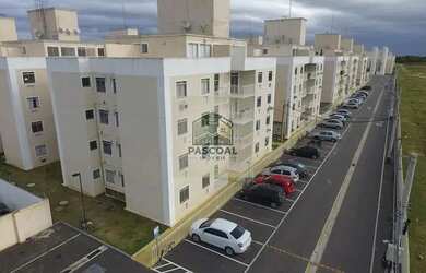 Imagem: O apartamento possui 2 Dormitórios, 1 Banheiro, 1 Vaga na garagem