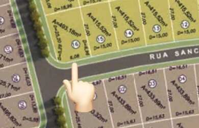 Imagem: O terreno possui 493m² de Área e está localizado em Jardins