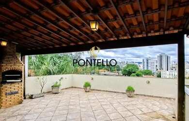 Imagem: O apartamento na cobertura possui 3 Dormitórios, 2 Banheiros