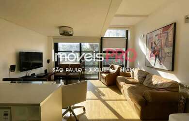 Imagem: O apartamento possui 1 Dormitório, 1 Banheiro, 1 Vaga na garagem