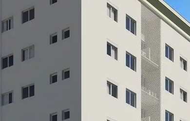 Imagem: O apartamento possui 1 Dormitório, 1 Banheiro, 1 Vaga na garagem