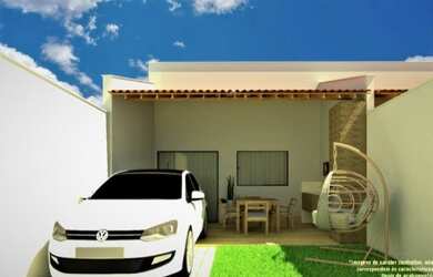 Imagem: A casa possui 2 Dormitórios, 2 Banheiros, 2 Vagas na garagem