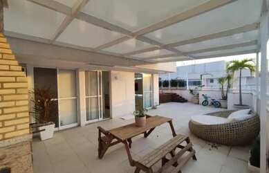 Imagem: O apartamento na cobertura possui 3 Dormitórios, 4 Banheiros