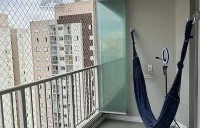 Imagem 3: Apartamento Moóca Porteira Fechada Mobiliado com 1 Dormitório, Sacada ampla, Cozinha Ameri