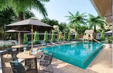 Imagem: O apartamento possui 3 Dormitórios, 3 Banheiros, 3 Vagas na